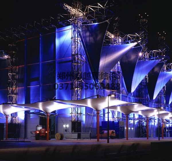 KTV外墻景觀(guān)膜結構應用案例