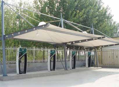 充電站膜結構罩棚