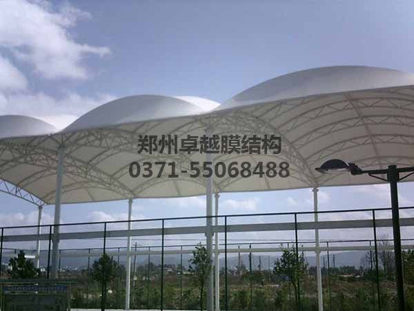 籃球場(chǎng)膜結構頂棚實(shí)例賞析一