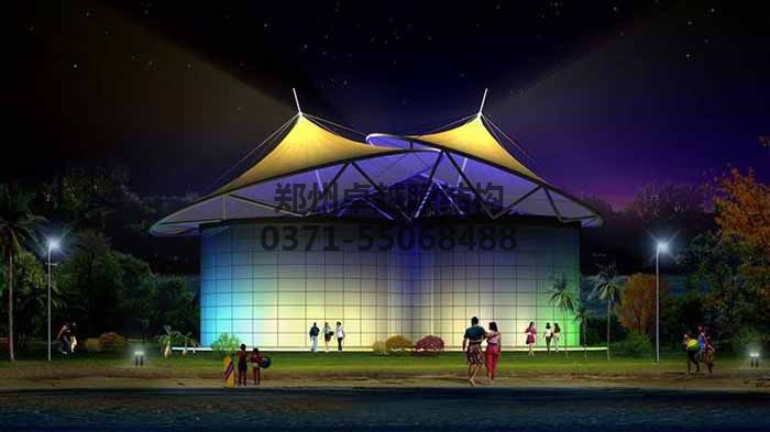 景觀(guān)膜結構造型之展廳效果圖