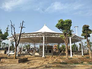 新鄭中興廣場<font color='red'>膜結(jié)構(gòu)景觀</font>工程項(xiàng)目動態(tài)