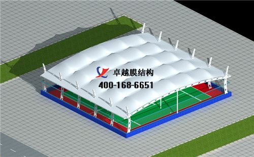   開封膜結(jié)構(gòu)籃球場【星運(yùn)動(dòng)籃球館等】工程設(shè)計(jì)施工案例