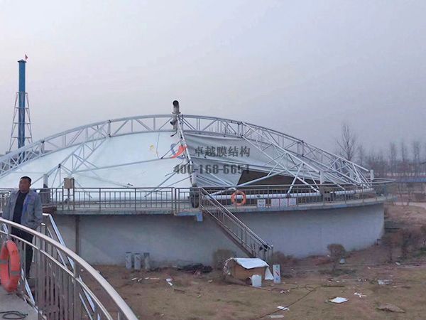 濟源反吊膜結構<font color='red'>污水池加蓋</font>封閉工程 　　