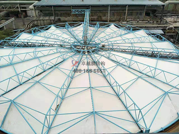 承德新愛(ài)民制藥廠膜結(jié)構(gòu)污水池【案例分析】 　　