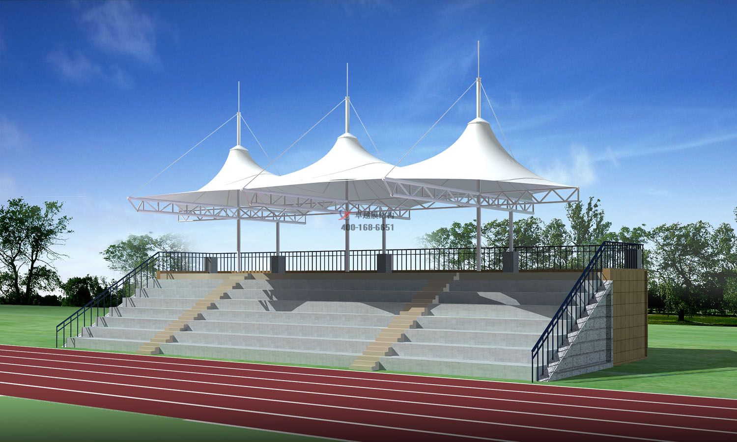 淄博市張拉膜看臺(tái)【工程案例】專(zhuān)業(yè)生產(chǎn)廠(chǎng)家 　　