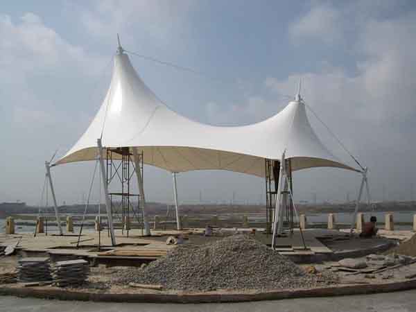 杭州<font color='red'>張拉膜結(jié)構(gòu)</font>景觀設(shè)計(jì)施工【案例圖片】