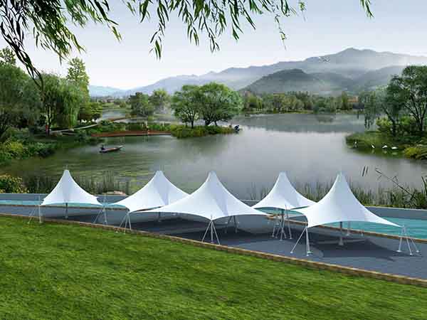 臺(tái)州景觀<font color='red'>張拉膜結(jié)構(gòu)</font>遮陽棚【生產(chǎn)廠家】