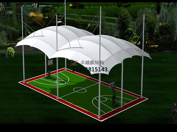 邵通門(mén)球場(chǎng)膜結(jié)構(gòu)頂蓋【生產(chǎn)廠家】/網(wǎng)球/羽毛球館體育館設(shè)計(jì)公司施工案例