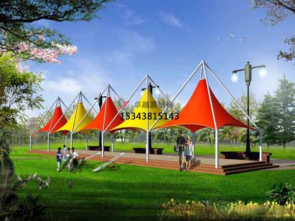 梧州<font color='red'>張拉膜結(jié)構(gòu)</font>景觀設(shè)計(jì)施工【案例圖片】