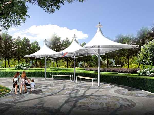 欽州<font color='red'>張拉膜結(jié)構(gòu)</font>景觀設(shè)計施工【案例圖片】