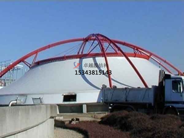 揚(yáng)州污水池處理池膜結(jié)構(gòu)封閉【案例圖片】反吊膜加蓋設(shè)計公司