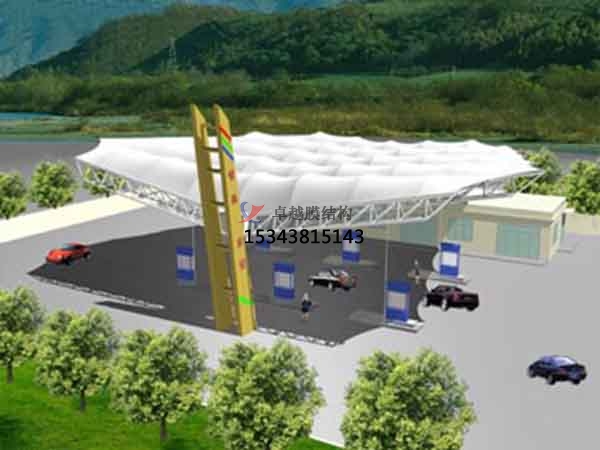 通遼膜結構加油站頂棚【生產(chǎn)廠家】
