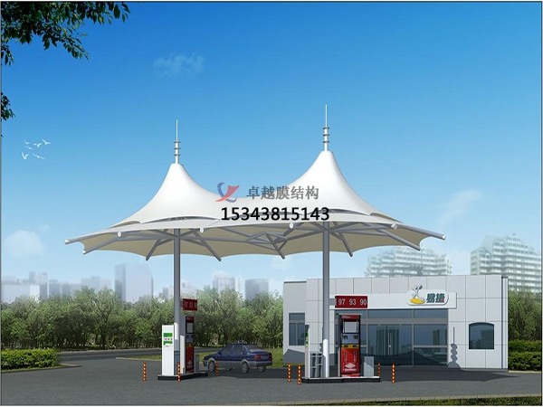 內(nèi)蒙古市膜結(jié)構(gòu)雨棚工程設(shè)計(jì)施工案例 　　