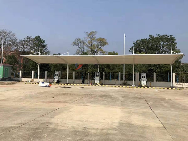 烏魯木齊充電樁膜結(jié)構【車棚設計】
