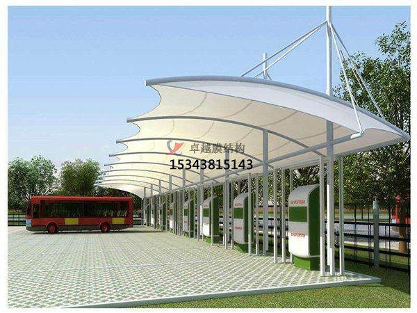 阿圖什充電樁膜結(jié)構【車棚設計】