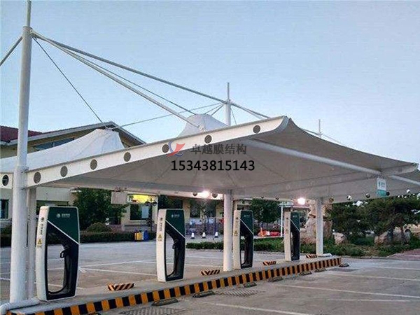 和田充電樁膜結(jié)構【車棚設計】