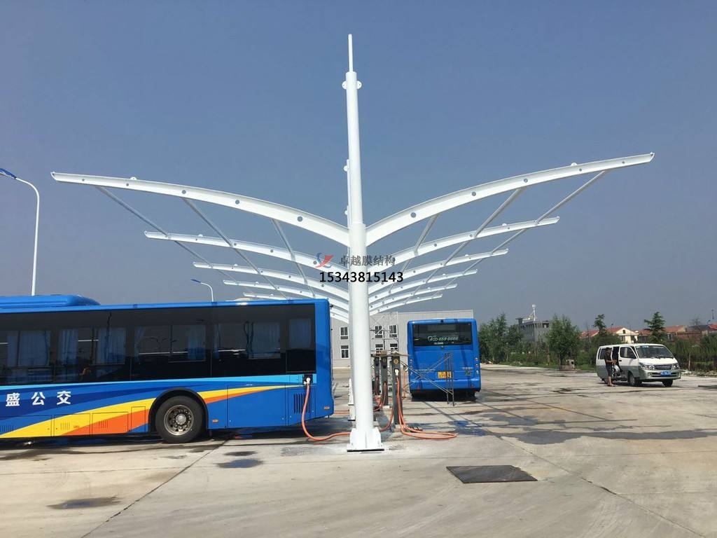 蚌埠膜結(jié)構充電站【雨棚設計】