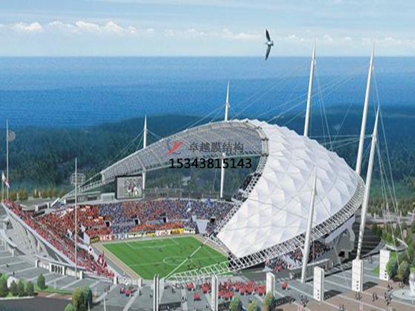 陽新膜結(jié)構(gòu)看臺(tái)雨棚設(shè)計(jì)生產(chǎn)安裝