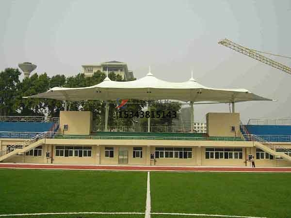 竹根灘膜結構看臺雨棚生產設計安裝