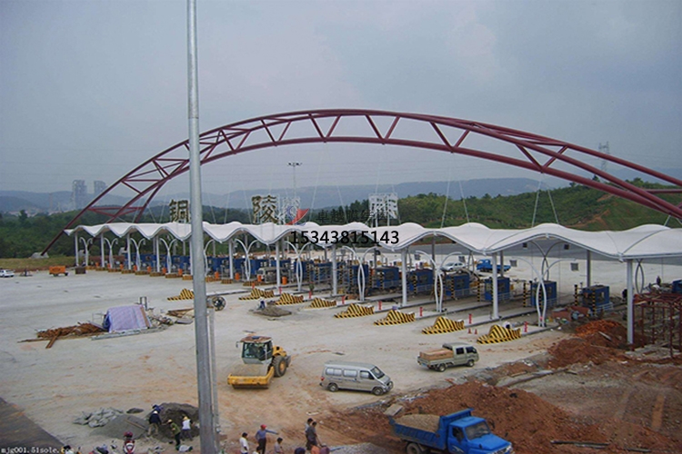 封丘膜結(jié)構(gòu)收費站罩棚【生產(chǎn)設(shè)計安裝】