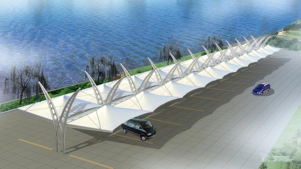 PTFE膜結構-車(chē)棚<font color='red'>價(jià)格</font>是多少錢(qián)