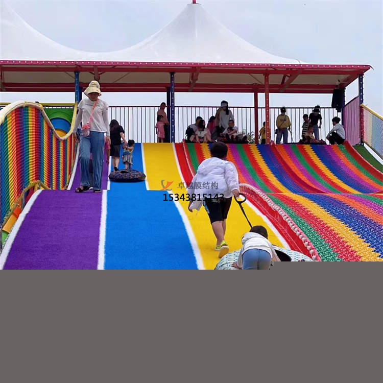 石家莊滑世界橘紅色張拉膜結(jié)構(gòu)生產(chǎn)