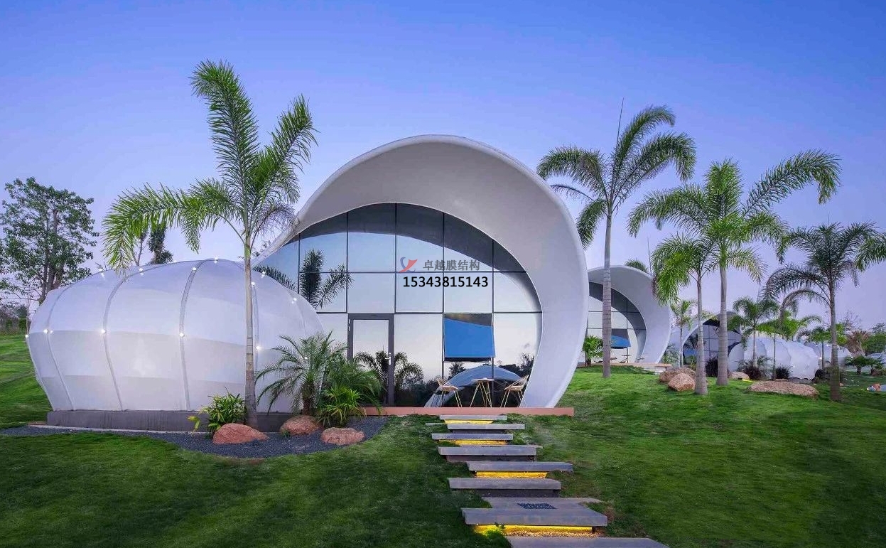 內江膜結構公司【帳篷酒店】?jì)冉そY構廠(chǎng)家