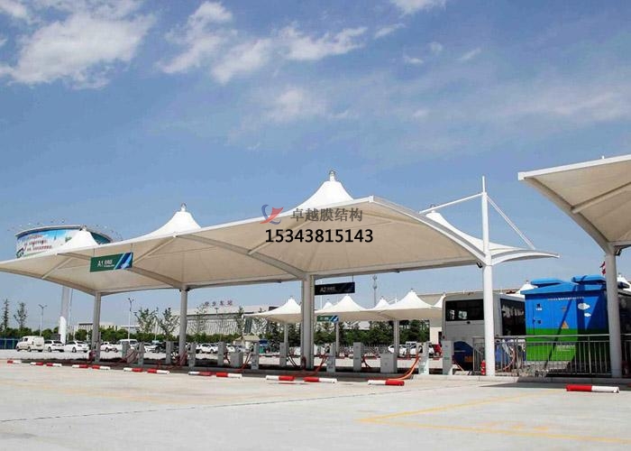 黔東南膜結構公司【充電樁<font color='red'>膜結構車(chē)棚</font>定制】黔東南膜結構廠(chǎng)家