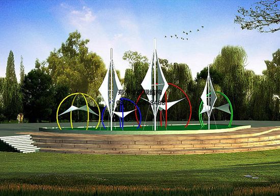 西安張拉膜遮陽棚生產(chǎn)廠家設(shè)計(jì)施工【西安外國語大學(xué)(長安校區(qū))張拉膜遮陽棚】等項(xiàng)目